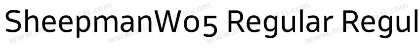 SheepmanW05 Regular Regular字体转换